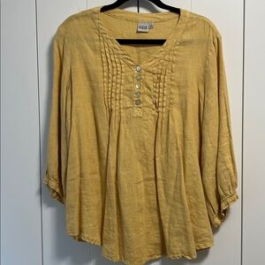 Focus  100% linen Tunic oversized s